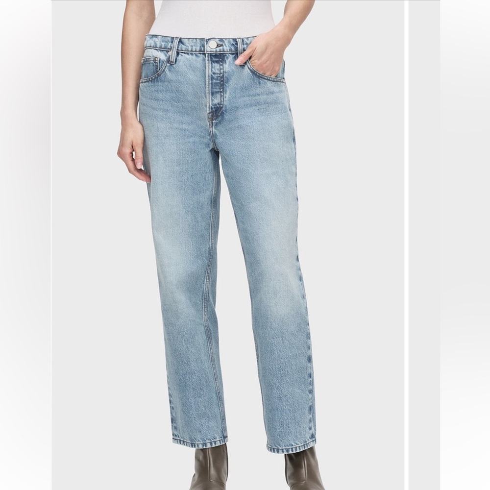FRAME
Le Slouch mid-rise straight jeans NWT SIZE 27